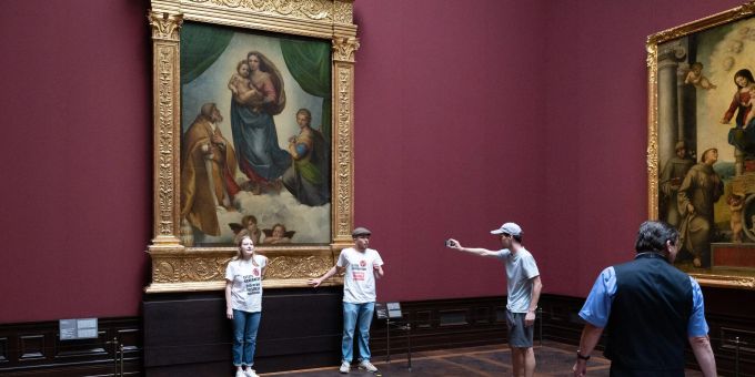 Im Fall der Attacke auf Dresdens «Sixtinische Madonna» sind die Strafen gemildert worden. (Archivbild) Sixtinische Madonna
