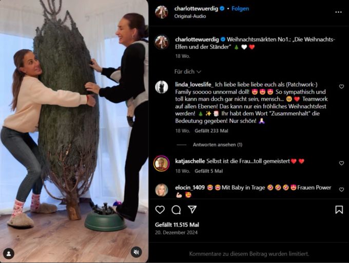 Nach der Trennung von Sido fand sie Unterstützung bei Charlotte Würdig, Sidos Ex-Frau. Sido Ex Frauen Instapost