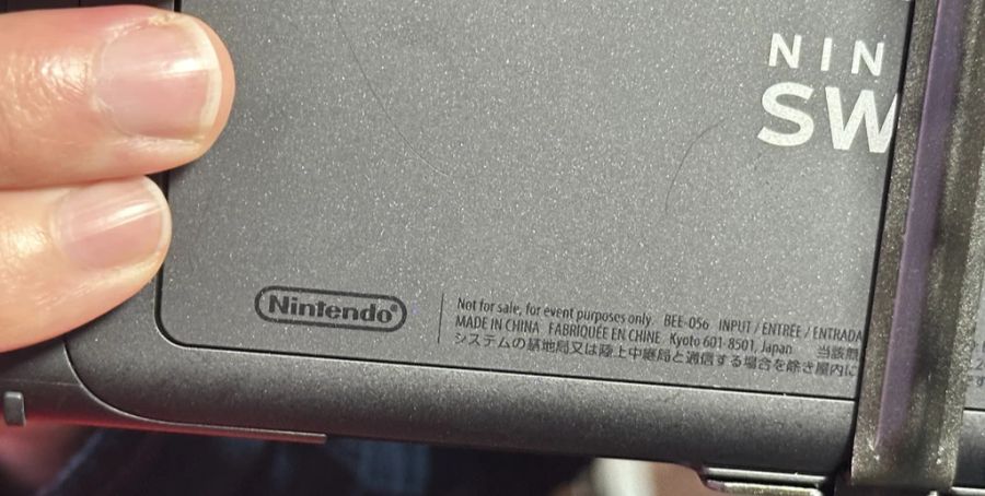 Nintendo Switch 2 Rückseite