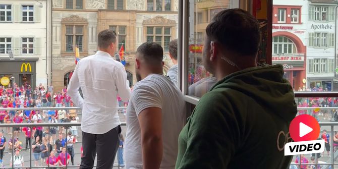 FC Basel Barfüsserplatz Meisterfeier