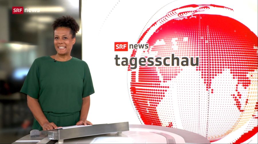 Angélique Beldner führte am Dienstagabend durch ihre letzte Vorabendausgabe der SRF-«Tagesschau».