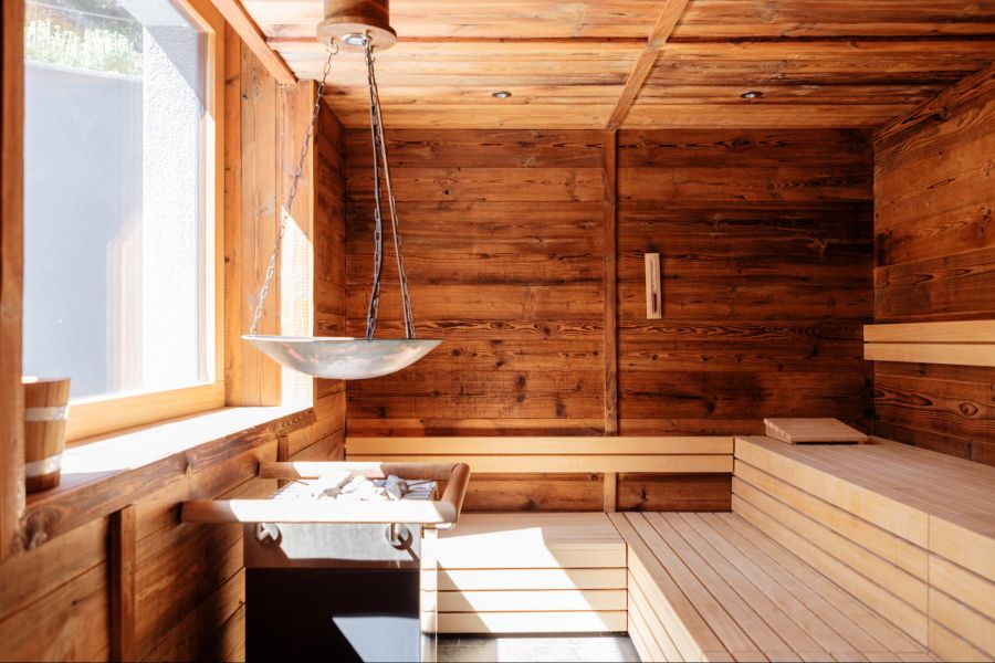 Schwitzen tut gut: Besuchen Sie die Sauna im The Capra.