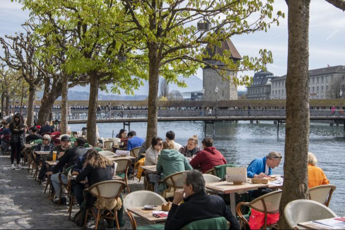 Die Reuss fliesst unter anderem durch Luzern. (Archivbild) reuss luzern