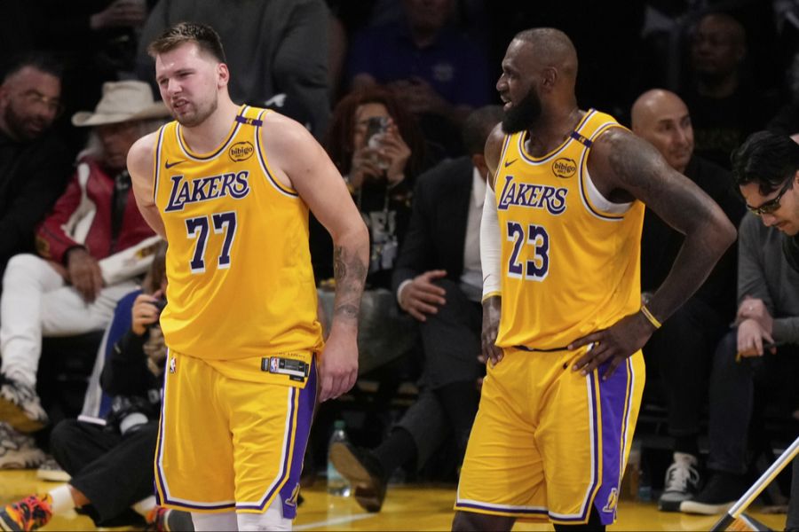 Doncic James NBA Lakers