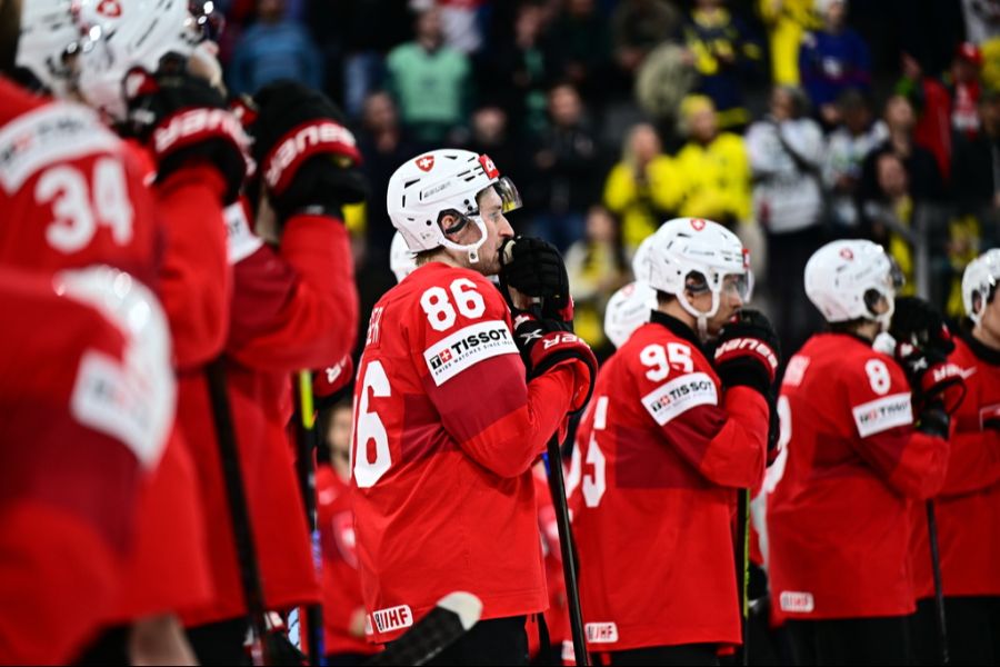 Die Enttäuschung bei den Schweizern ist nach der Niederlage im Final der Eishockey WM natürlich sehr gross.