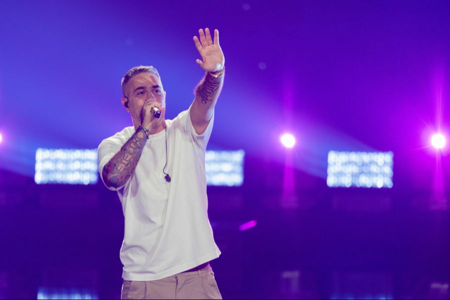 Neben ihr in der Jury sitzt Rapper Bushido.