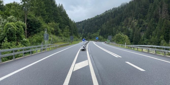 A13 Falschfahrerin