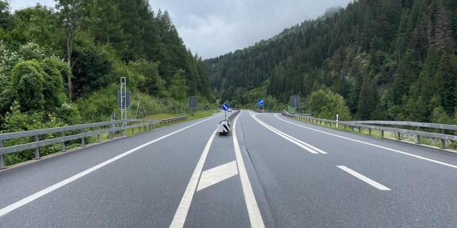 A13 Falschfahrerin