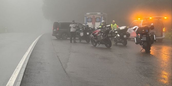 Motorradunfall Linthal