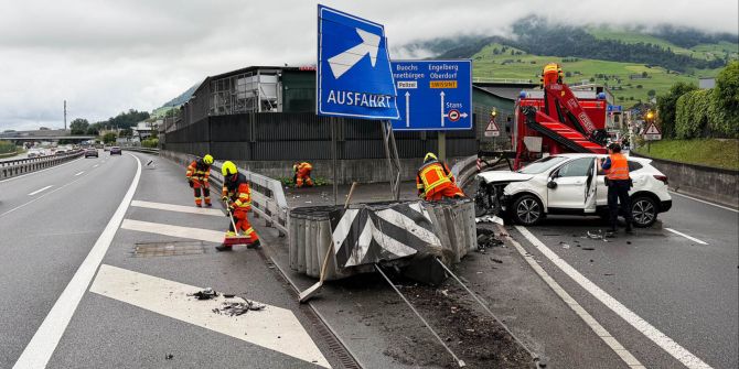 Selbstunfall auf A2