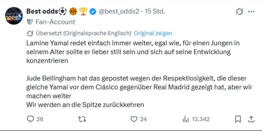 Fans kommentieren den Post bei ESPN FC über den Zwist der beiden Top-Stürmer