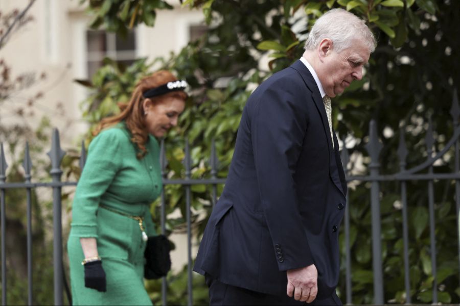 Sarah Ferguson und Ex-Prinz Andrew im März 2024.