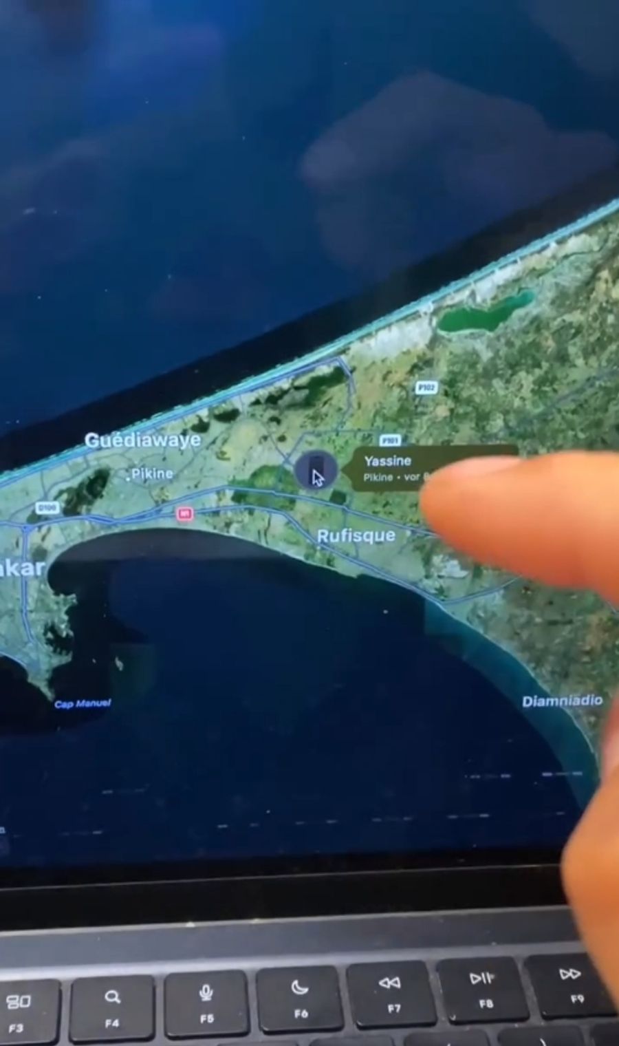 Mit der Ortungsfunktion von Apple konnte Yassine den Standort seines Handys nachverfolgen.