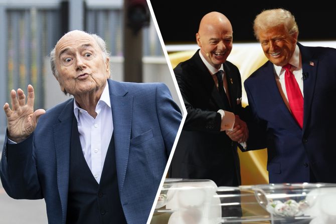 Fifa Blatter Trump Infantino