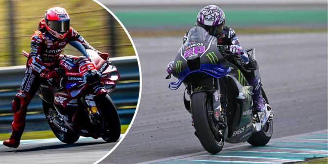 Test MotoGP Quartararo Márquez
