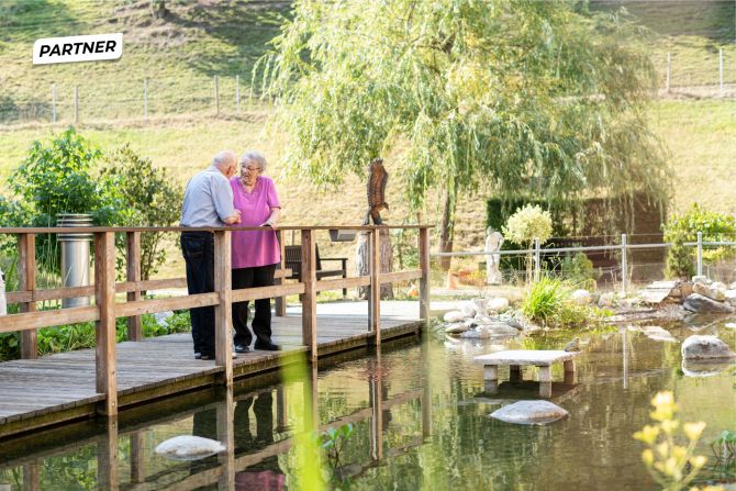 Die idyllische Umgebung der Senevita Burgdorf lädt zum Spazieren und Geniessen ein.