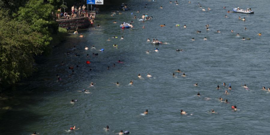 Im Berner Marzili soll ein neuer Hafen für Aarböötler entstehen. (Archivbild)