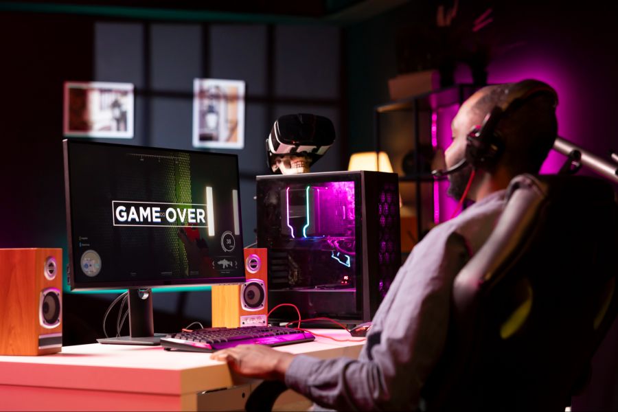 Gamer Apex Legends Cyberpunk