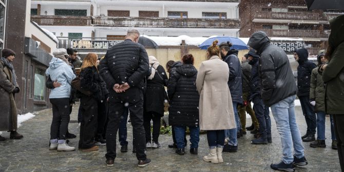 Crans-Montana Brand Gedenkfeier