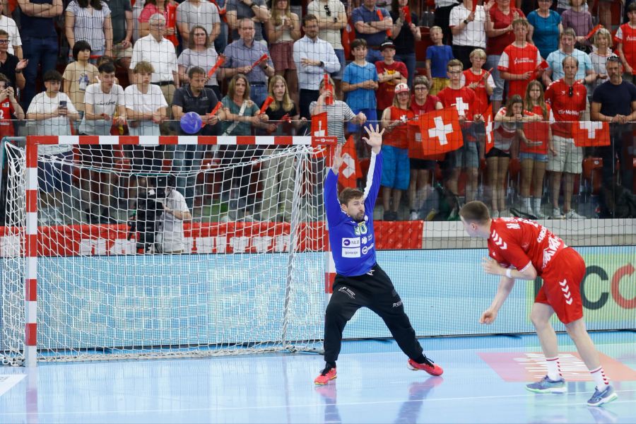 Schweiz Slowenien Handball WM-Playoff