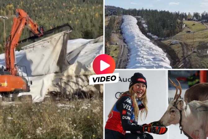 Levi Weltcup Schnee Piste