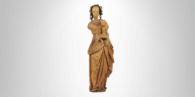 Holzfigur Madonna Kalchrain