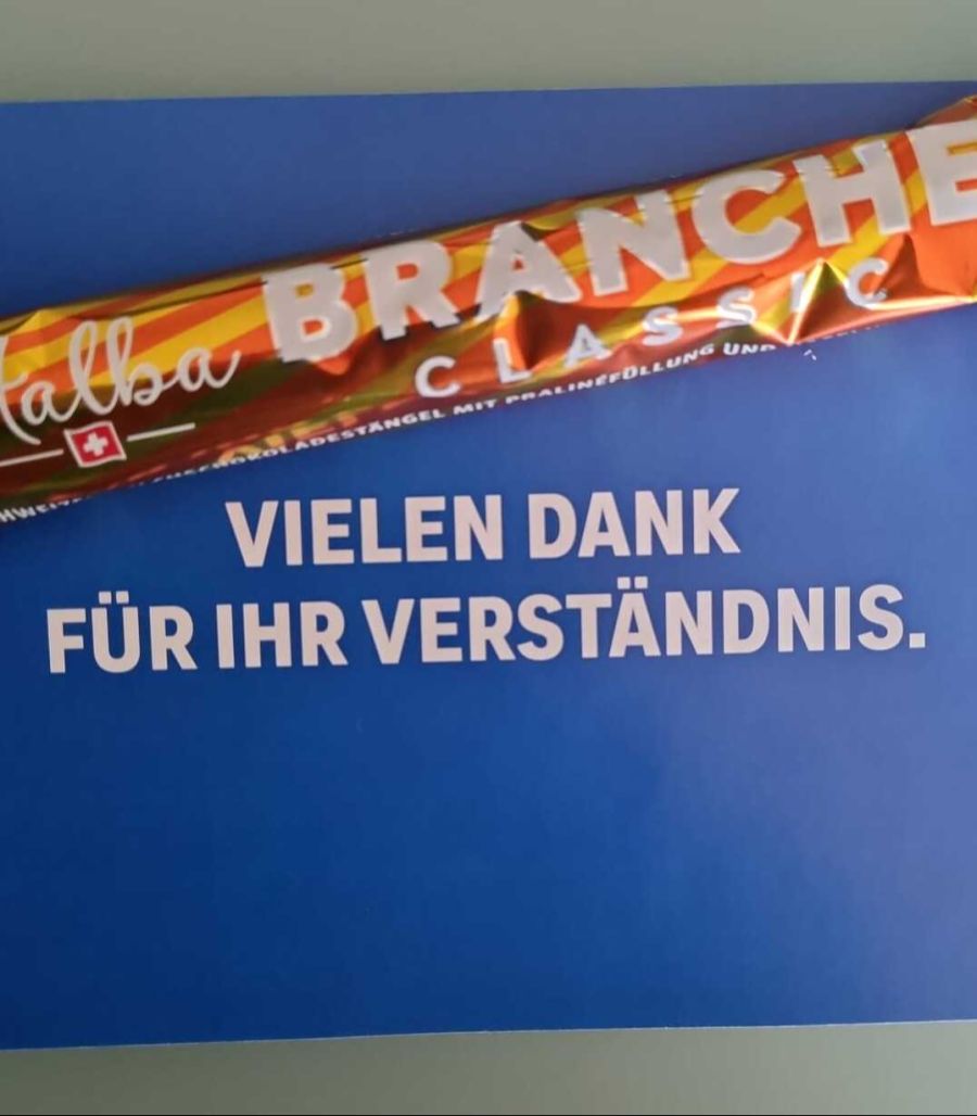 Coop versüsst gewissen Kunden die Stichprobe mit Schokolade ...