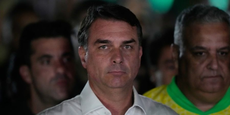 dpatopbilder - Flavio Bolsonaro. Foto: Eraldo Peres/AP/dpa/Archivbild