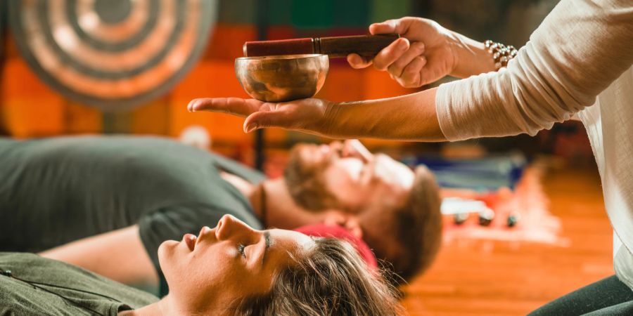 Tibetische Klangschale in der Klangtherapie