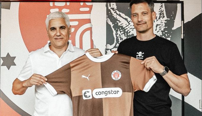 Alexander Blessin wird beim FC St. Pauli vorgestellt. FC St. Pauli