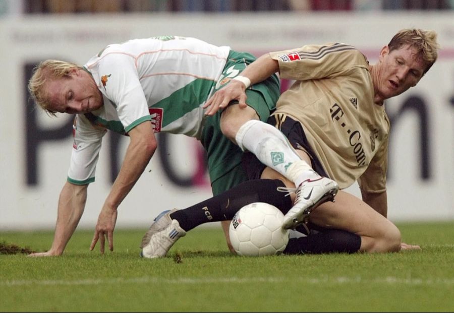 Hier im Zweikampf gegen Bayerns Bastian Schweinsteiger.