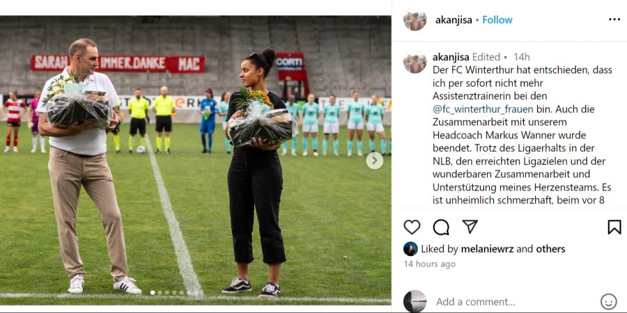 Sarah Akanji FC Winterthur