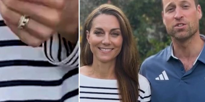 Neues Schmuckstück? - Hier zeigt sich Kate ohne ihren Verlobungsring