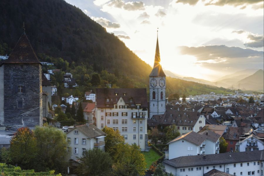 Der Startpunkt für die Velotour liegt in Chur. Bild: Swiss Image/Andreas Gerth