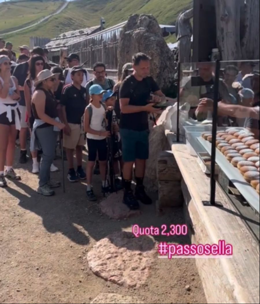 Die Krapfen sind vor allem im Sommer sehr beliebt.