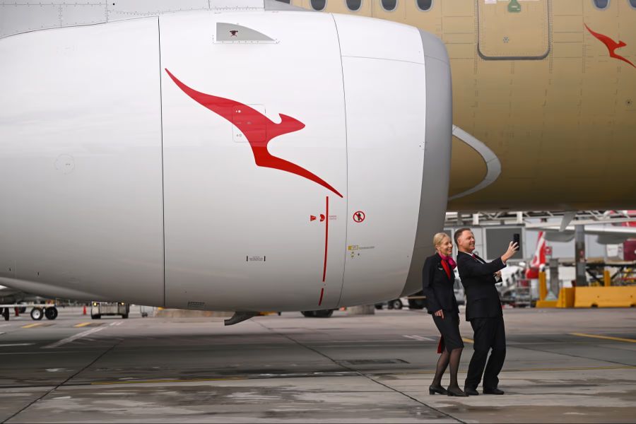 Qantas knackt alle Rekorde: 24 Stunden war der A350-1000 ULR in der Luft.
