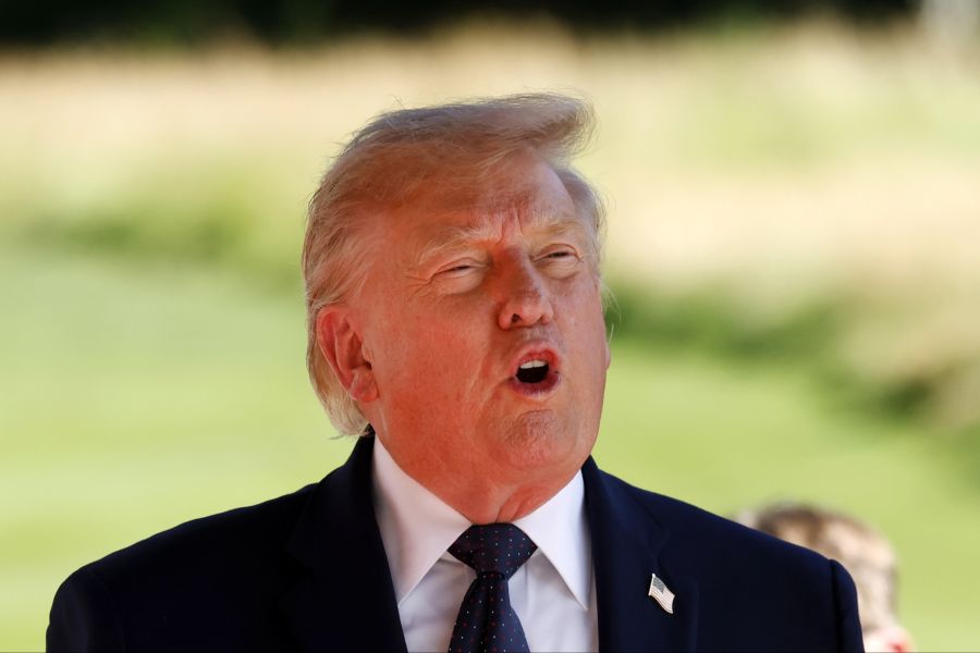 Der US-Präsident bezeichnete Präsidentschaftskandidat Newsom wiederholt als «Newscum».