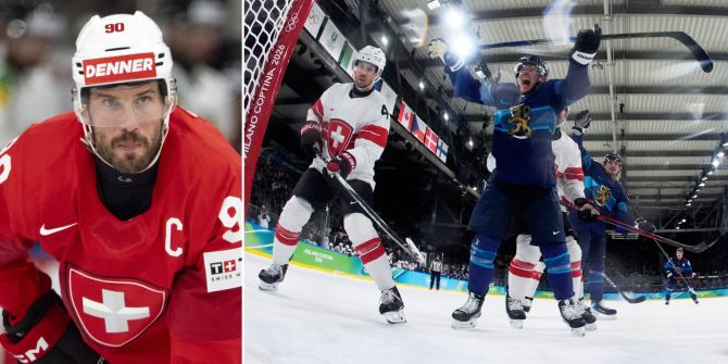 Eishockey-WM Schweiz Finnland Olympia