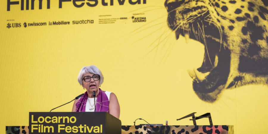Kulturministerin Elisabeth Baume-Schneider würdigt das Locarno Film Festival als Plattform für «unabhängige Stimmen».