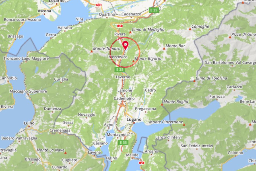 Das 2500-Seelen-Dorf Camignolo liegt 25 Autominuten von Lugano entfernt. Und ist auch nahe an der Grenze zu Italien.