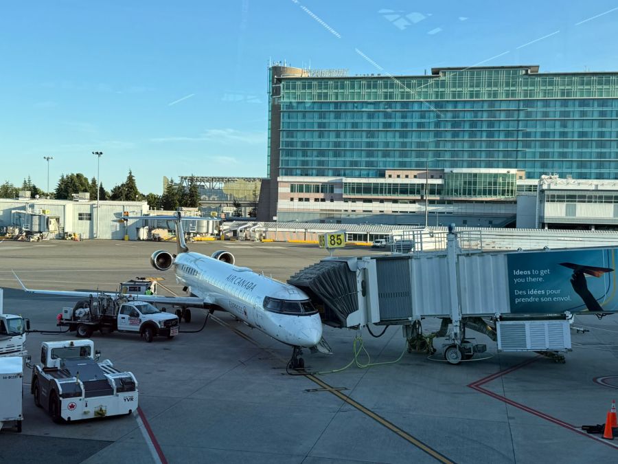 Die Maschine der Air Canada.