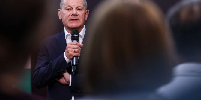 Deutschlands Bundeskanzler Olaf Scholz