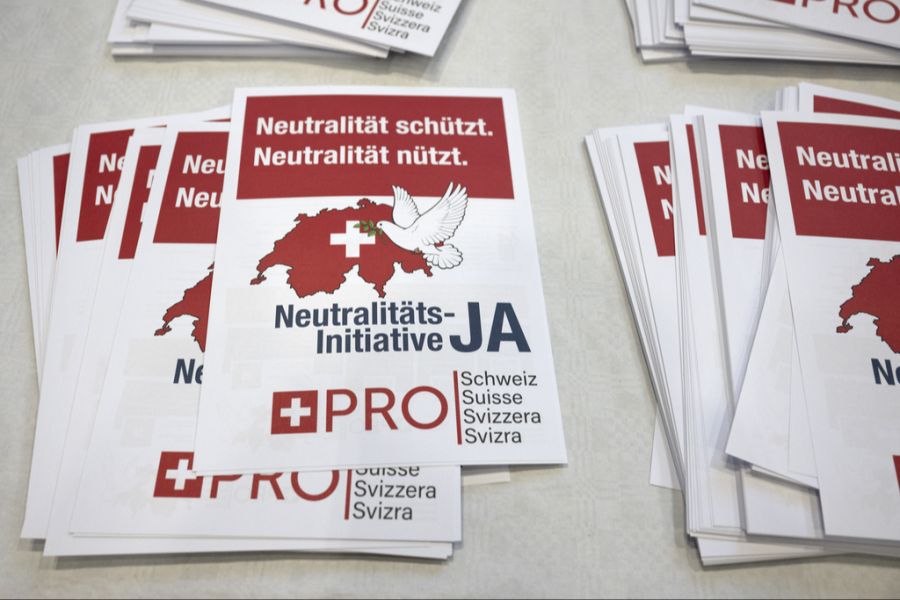 Die «Verankerung eines starren Neutralitätsverständnisses» sei nicht im Interesse der Schweiz, hiess es. (Archivbild)
