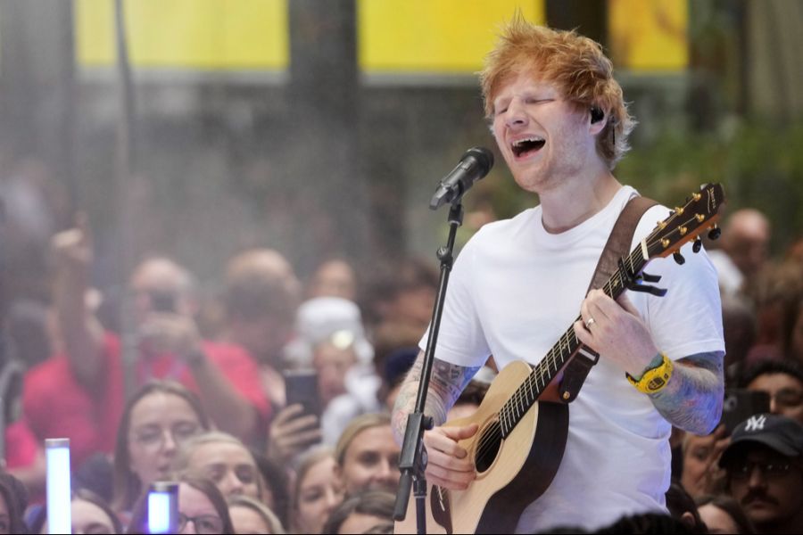 britische Superstar Ed Sheeran