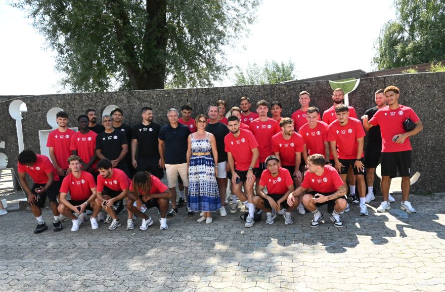 Gruppenfoto nach dem Zoobesuch