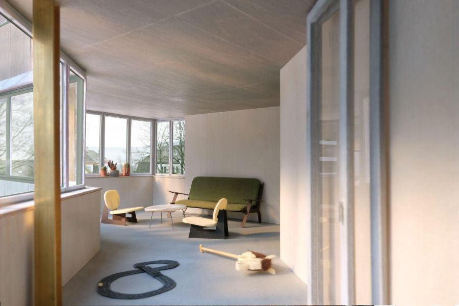 Die  4,5-Zimmer-Wohnungen (103 m²) kosten zwischen 4345 und 4695 Franken.