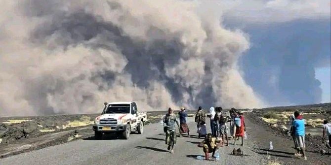 Aschewolke Vulkan Hayli Gubbi