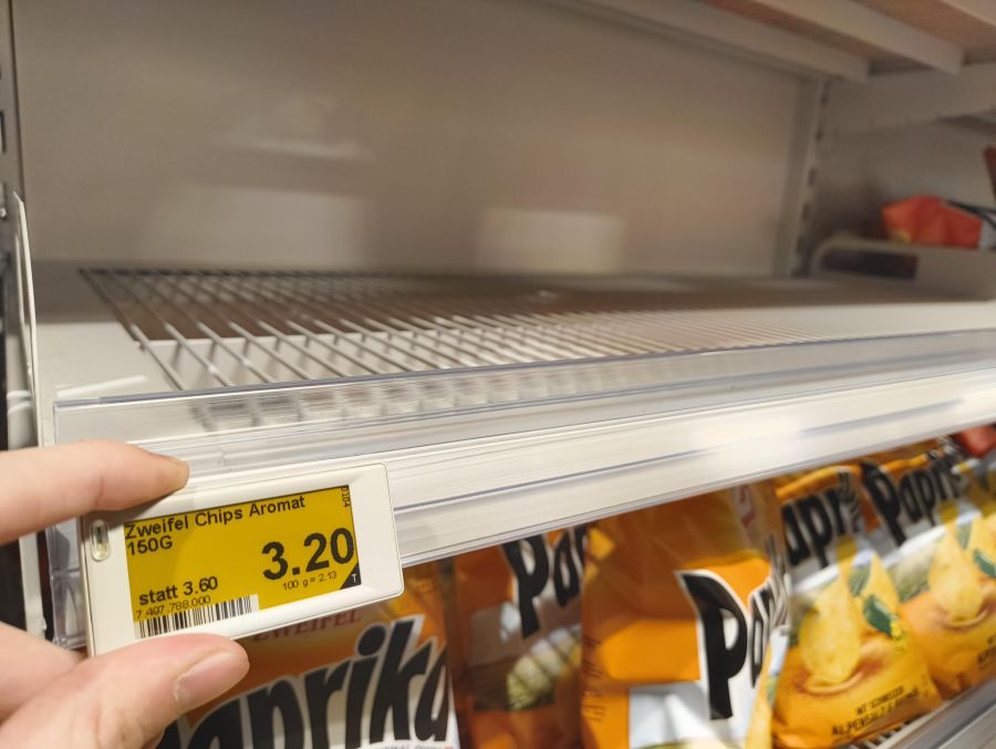 Auch im Coop am Bahnhof Winterthur ZH herrscht gähnende Leere.