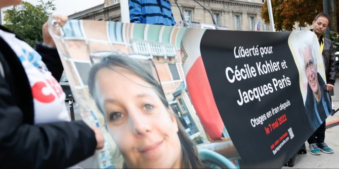 Frankreich Iran Paar