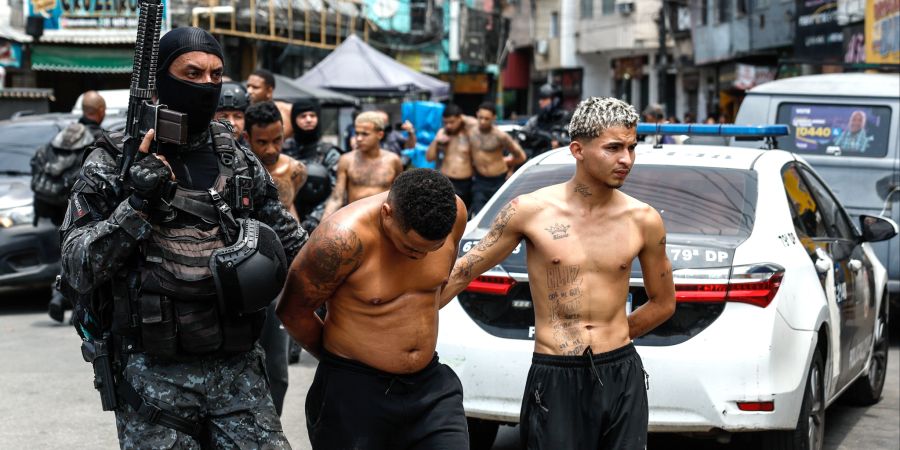 Police operation against gangs leaves dozens dead in Rio de Janeiro